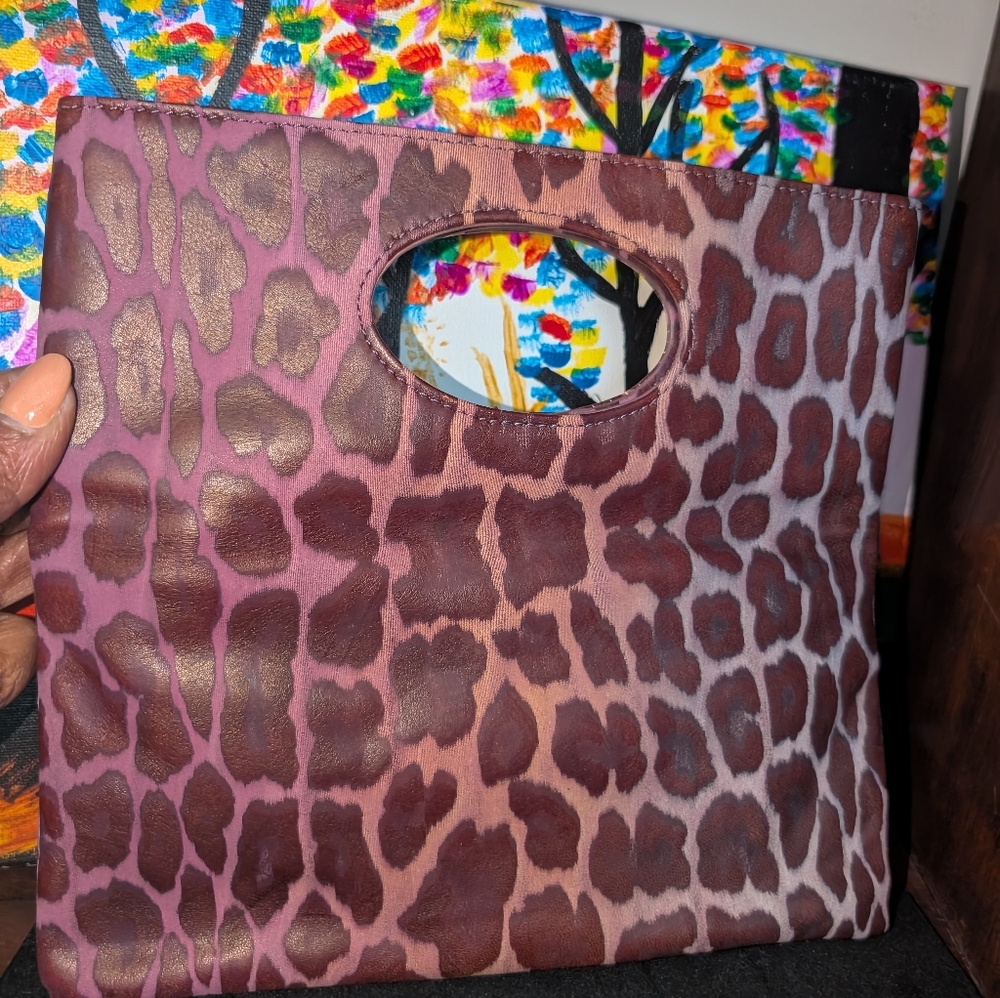 Henri Bendel Animal Print Clutch - Picture 5 of 7